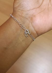 silver Black Beads Bracelet GIVA