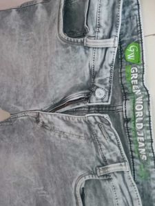 Stylish Grey Denim Jeans