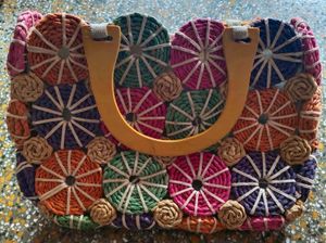 Vintage Woven Handbag