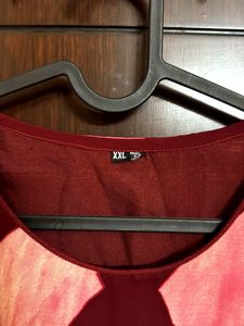 Maroon &amp; Pink Kurta