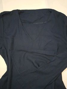 Elegant Black Long Sleeve Top