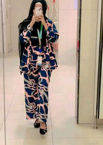 Abstract Print Pajama Set