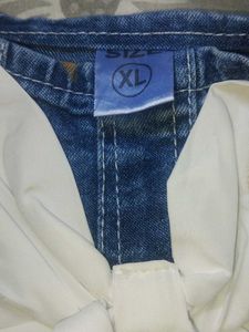 denim one piece... Very nice...