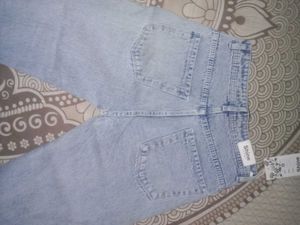 Light Wash Wide Leg Denim Jeans