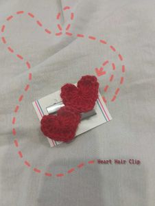 Handmade Crochet Heart Accessories