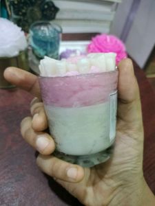 Scented Candle With Lavender Fragrance