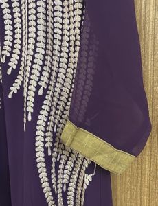 Elegant Purple Embroidered Kurta
