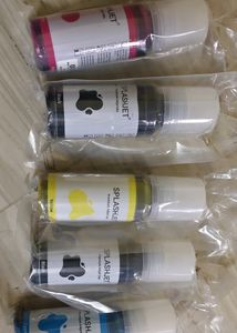 Splashjet Inkjet Unused Packed Ink Bottles - 5nos.
