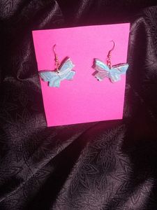 Blue Butterfly Earrings