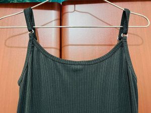 Slinky Black Maxi Dress S Size