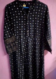 Black long gown for women