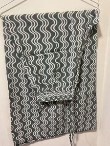 Grey And White Plazo