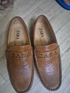 Zara Brown Loafers