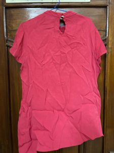 Pink Twist-Front Top