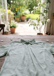 Mint Green Pleated design