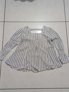 Striped Long Sleeve Top