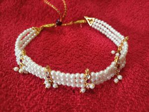 Maharashtrian Thushi with Long Moti Set