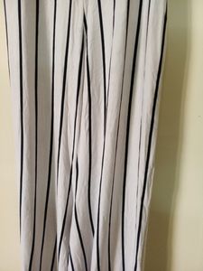 White Stripped Jumpsuit
