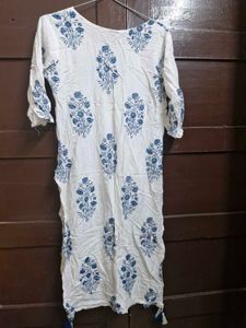 Blue Printed Palazzo Pants