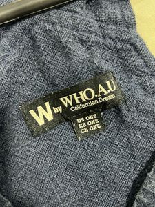 W by WHO.A.U Top