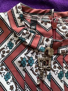 Stylish Patterned Blouse