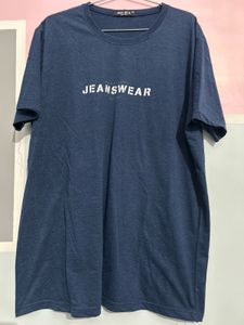 Men Blue T-shirt XXL Size
