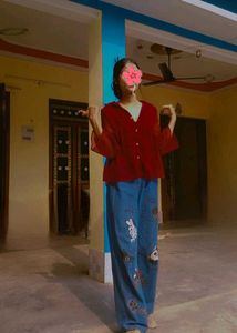 long sleeves beautiful red top 💓