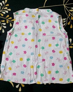Combo Of 2 Stylish Tops For 3-4 Yrs Girl