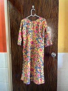 34 bust Floral Print Kurta for women
