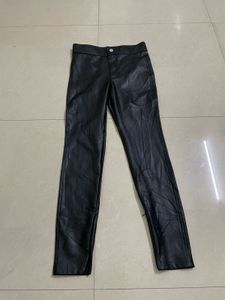 Zara Faux Leather Vintage Pant