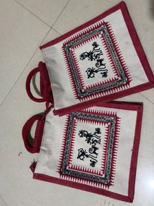 Offer 🔥 NEW Tribal Jute Tote Bags