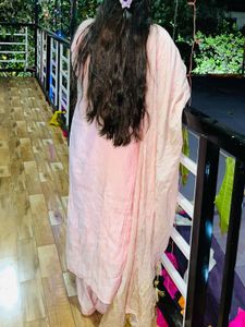 Pink Embroidered Kurta Set