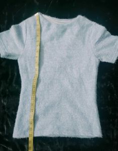 Ice Blue Korean Top
