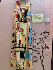 Floral Patchwork Maxi Dress