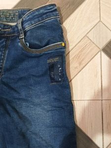 Dark Blue Denim Jeans