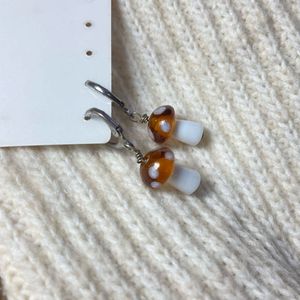 Earring combo: Pearl &amp; Mushroom