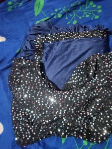 Elegant Sequin Embellished Outfit