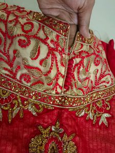 Red Anarkali