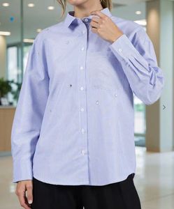 Striped Button-Down Shirt