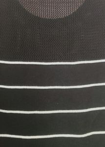 Black And White Skater Woolen 👗 Dress