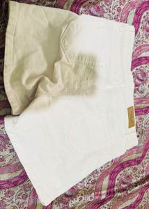 Light Pink Denim Shorts