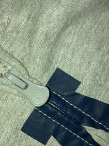 GAP Gray Full-Zip  Hoodie