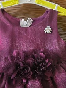 Elegant Purple Party Dress