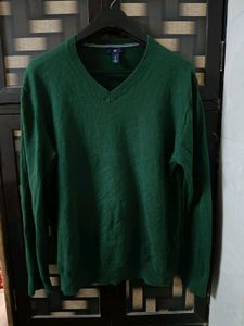 GAP Green V-Neck Sweater