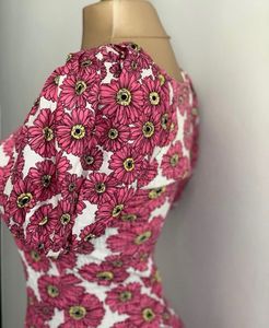 Zara Puff Ballloon Sleeves Floral Print Stretchy S
