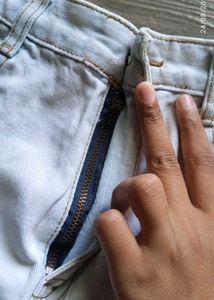 Light Wash Denim Shorts