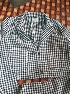 Houndstooth Mini Skirt