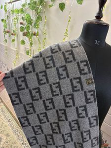 Authentic Fendi Wool Scarf Unisex