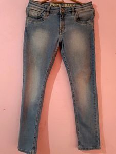 Boys Branded Slim Fit Pepe Jeans