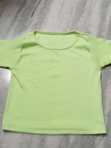 Green Crop Tee